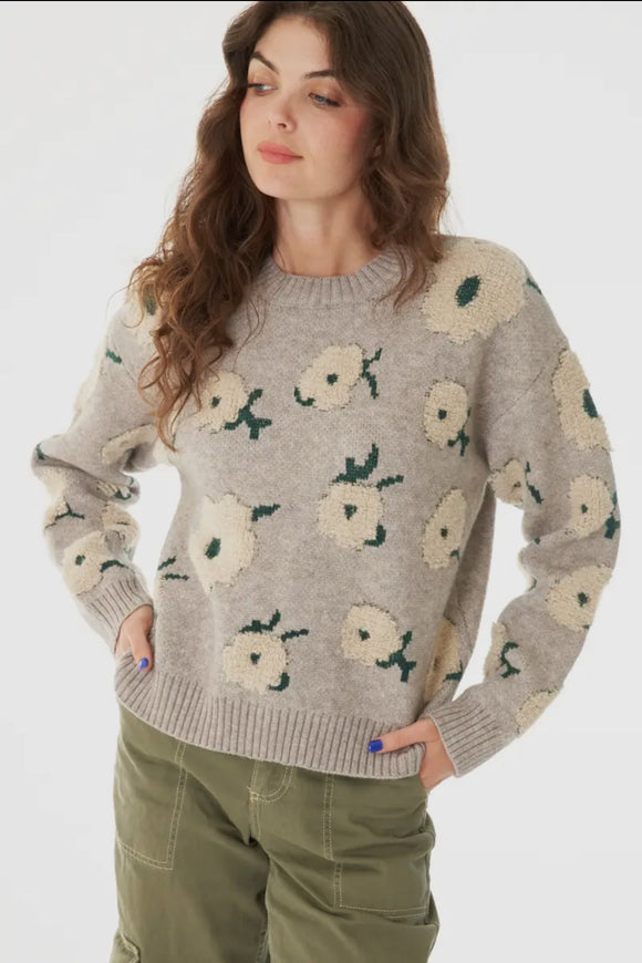 Flower Cloud Sweater