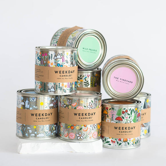 Paint Tin Candle-Various Scents