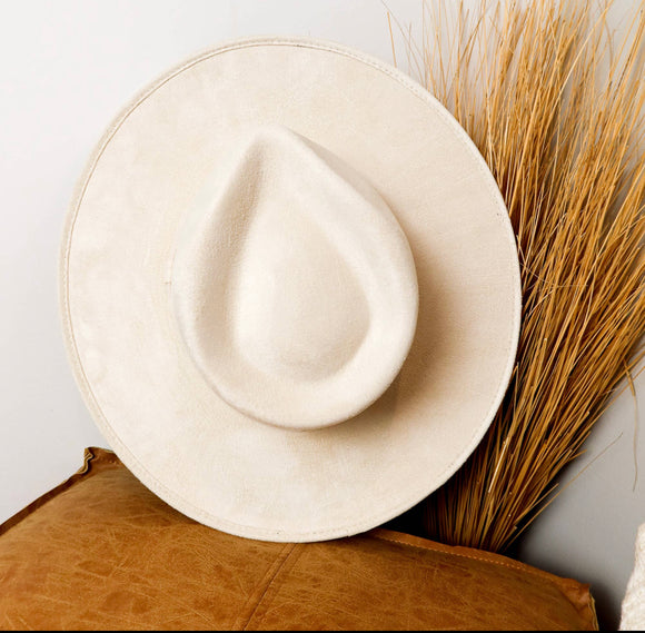 Vegan Suede Rancher Hat (Color Options)