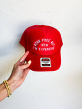 Born Free Now Expensive Trucker Hat