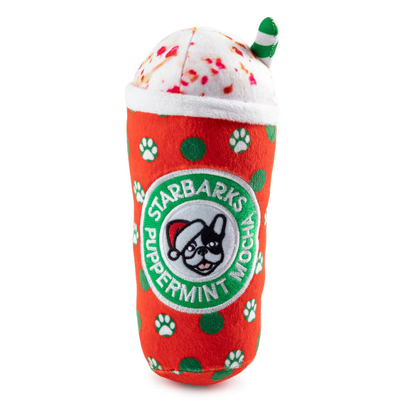 Starbarks Puppermint Mocha Squeaker Toy