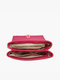 Cannes Square Crossbody w/ Gold Chain Strap