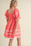 Ric Rac Babydoll Dress