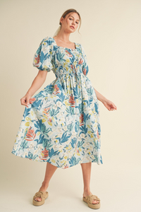 Sweet Thang Floral Midi Dress