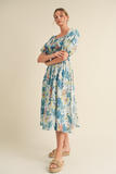 Sweet Thang Floral Midi Dress