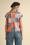 Checkered Sweater Vest