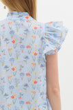 Spring Me Along Flutter Blouse