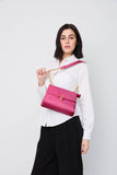 Cannes Square Crossbody w/ Gold Chain Strap